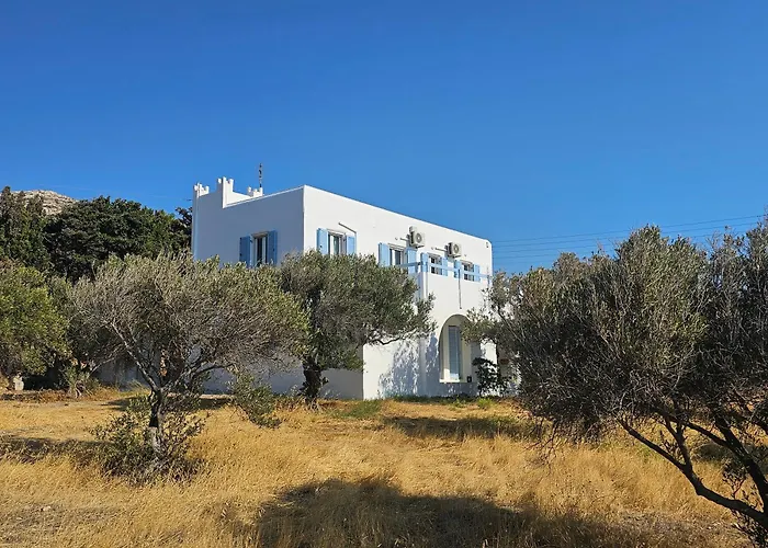 Blue And White View Sarakiniko (Paros)