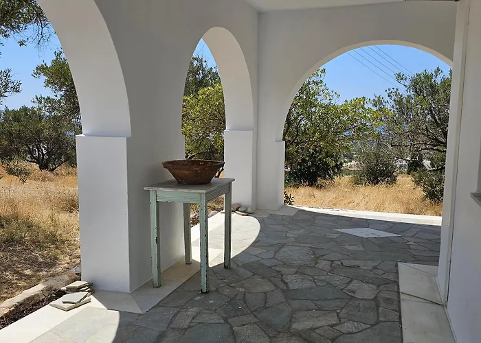 Blue And White View Sarakiniko (Paros)